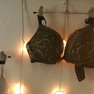 Dark Green Victoria's Secret Bra